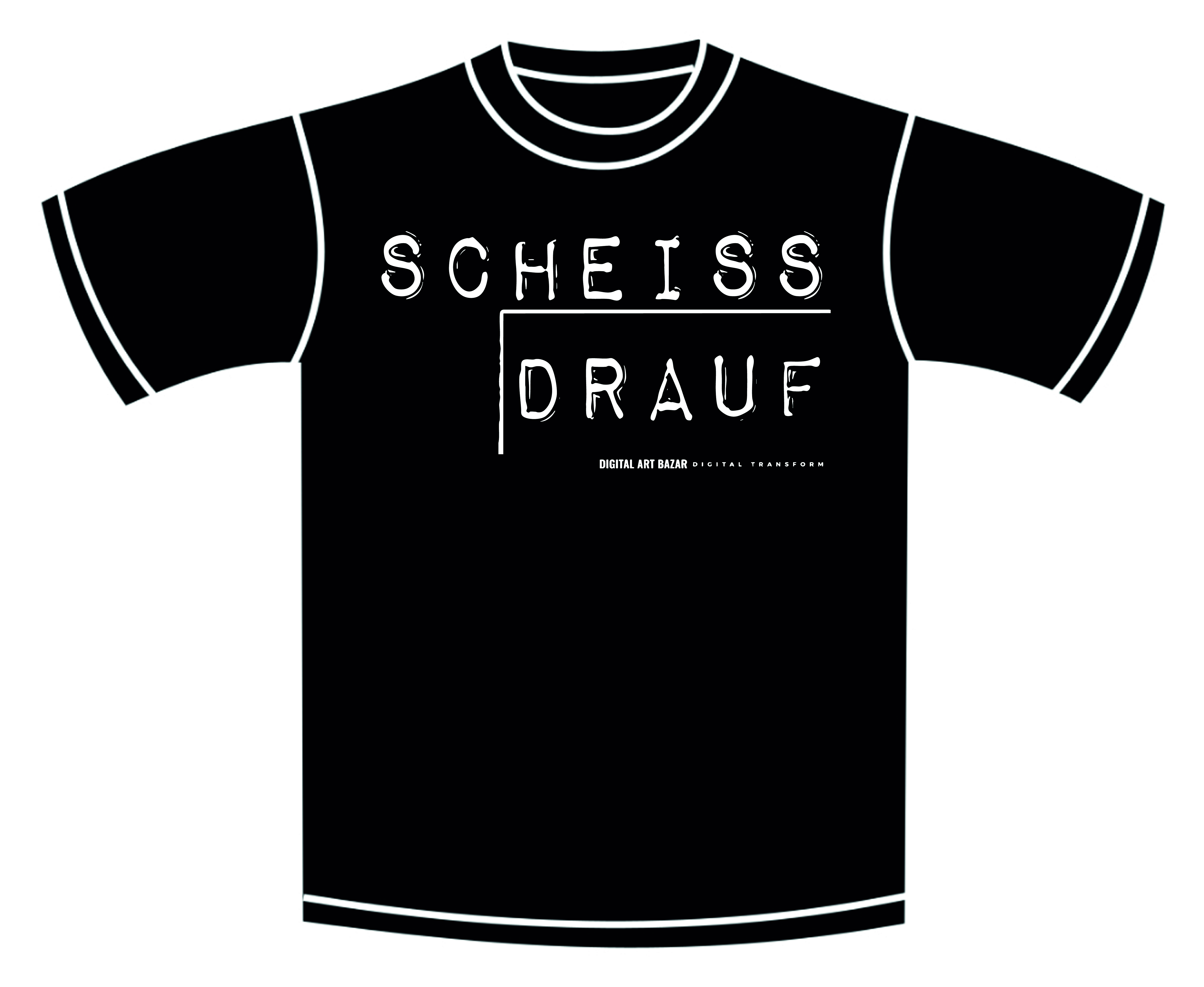 Scheiss Drauf T-Shirt – Black